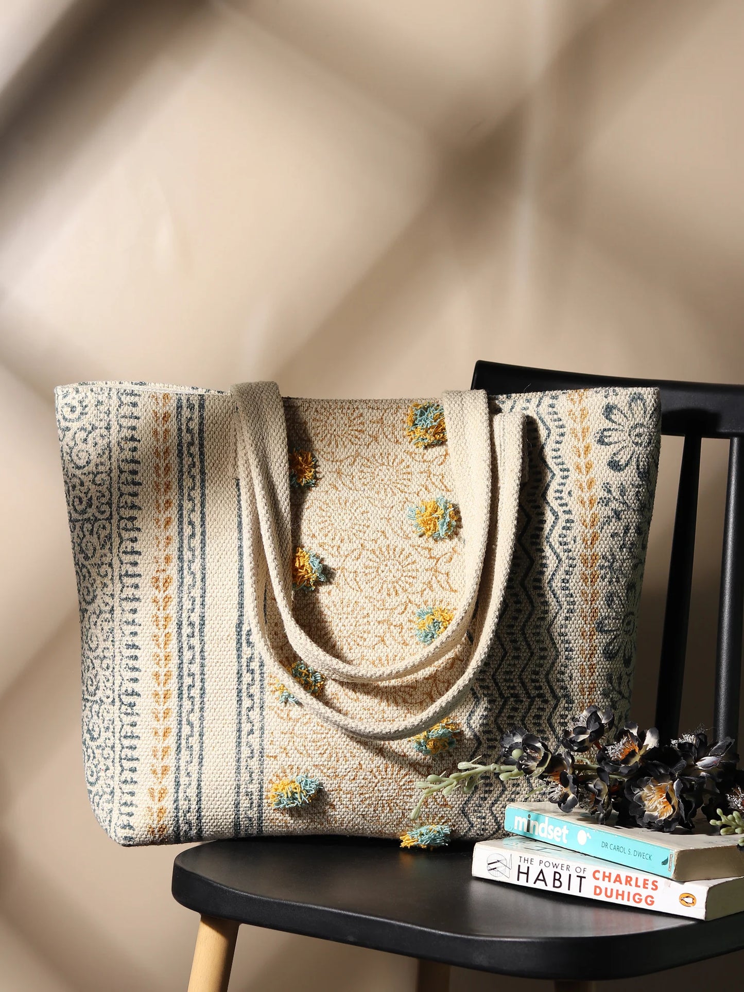 Nara - Block Printed Tote