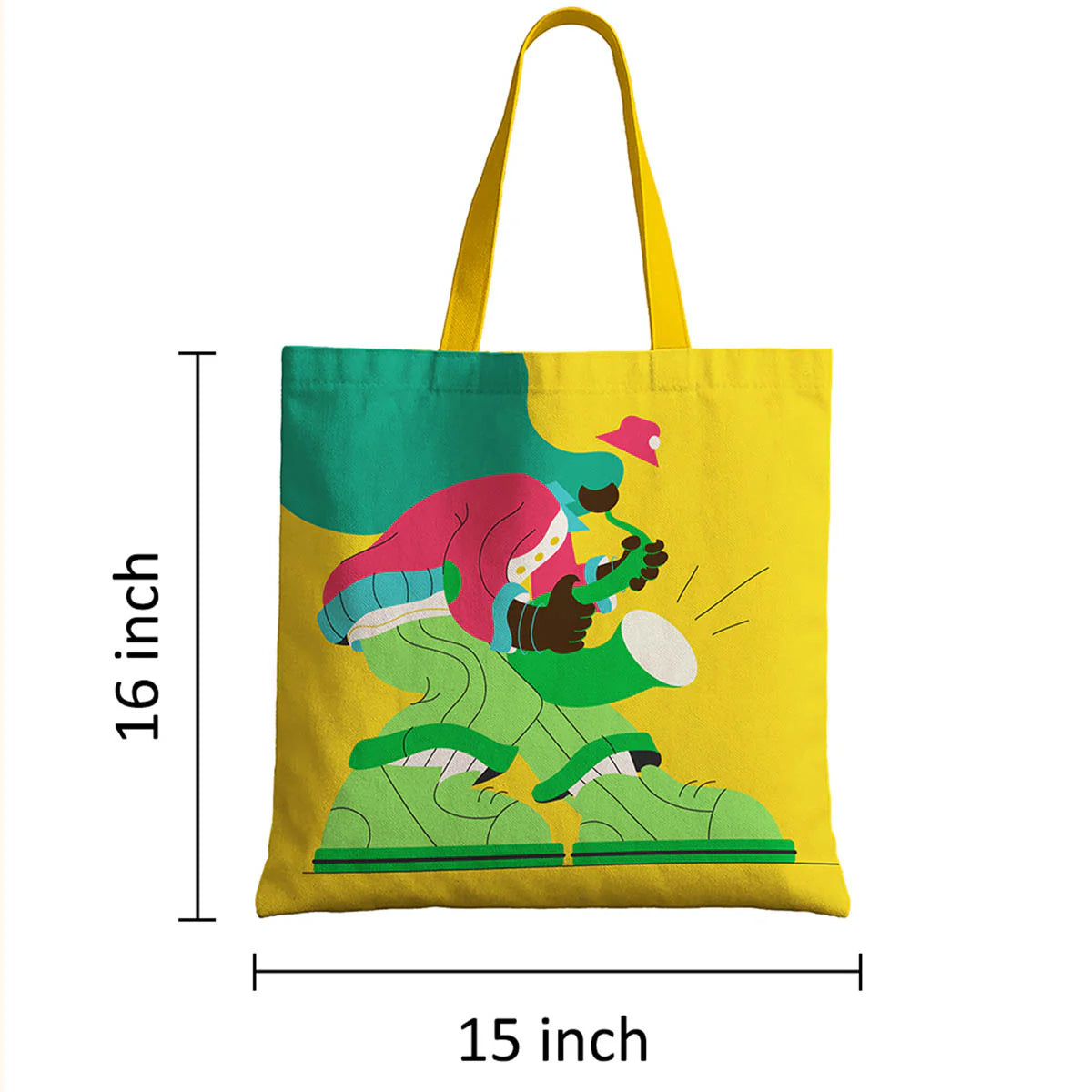 Music Canvas Tote