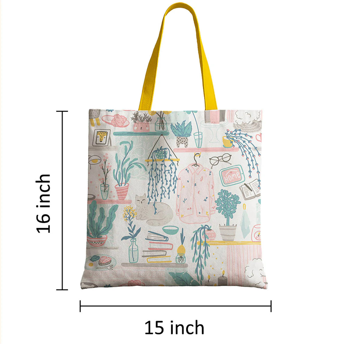 Mood Board Art Canvas Tote