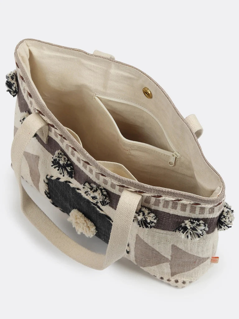 Zaya - Block Printed Tote