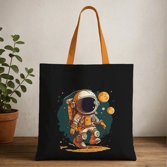Cool Astronaut Canvas Tote