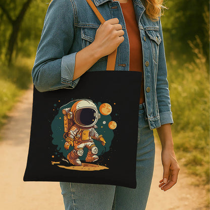 Cool Astronaut Canvas Tote