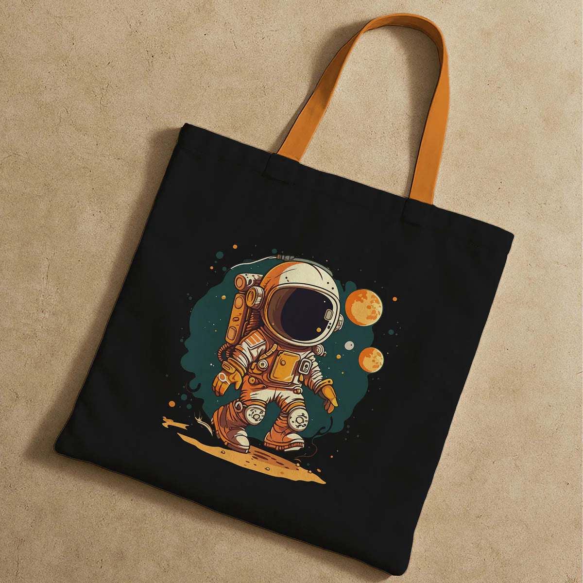 Cool Astronaut Canvas Tote