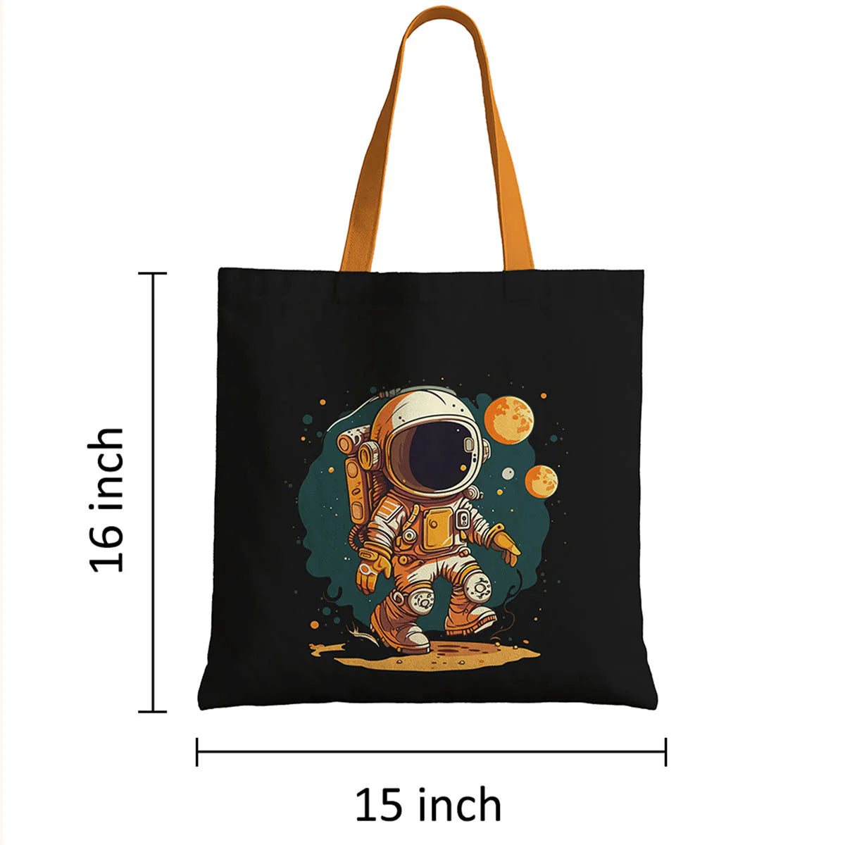 Cool Astronaut Canvas Tote