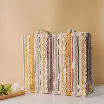 Golden Seashell Tote