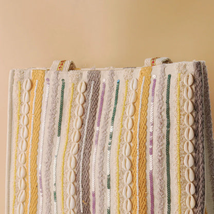 Golden Seashell Tote
