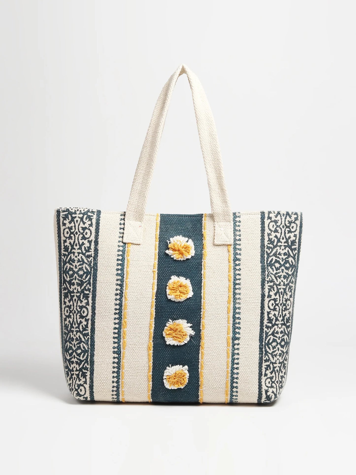 Aura - Block Printed Tote