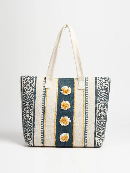 Aura - Block Printed Tote