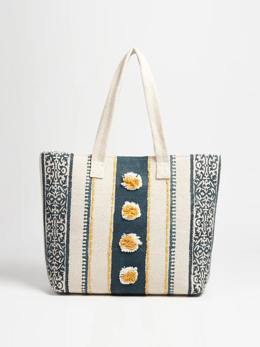 Aura - Block Printed Tote