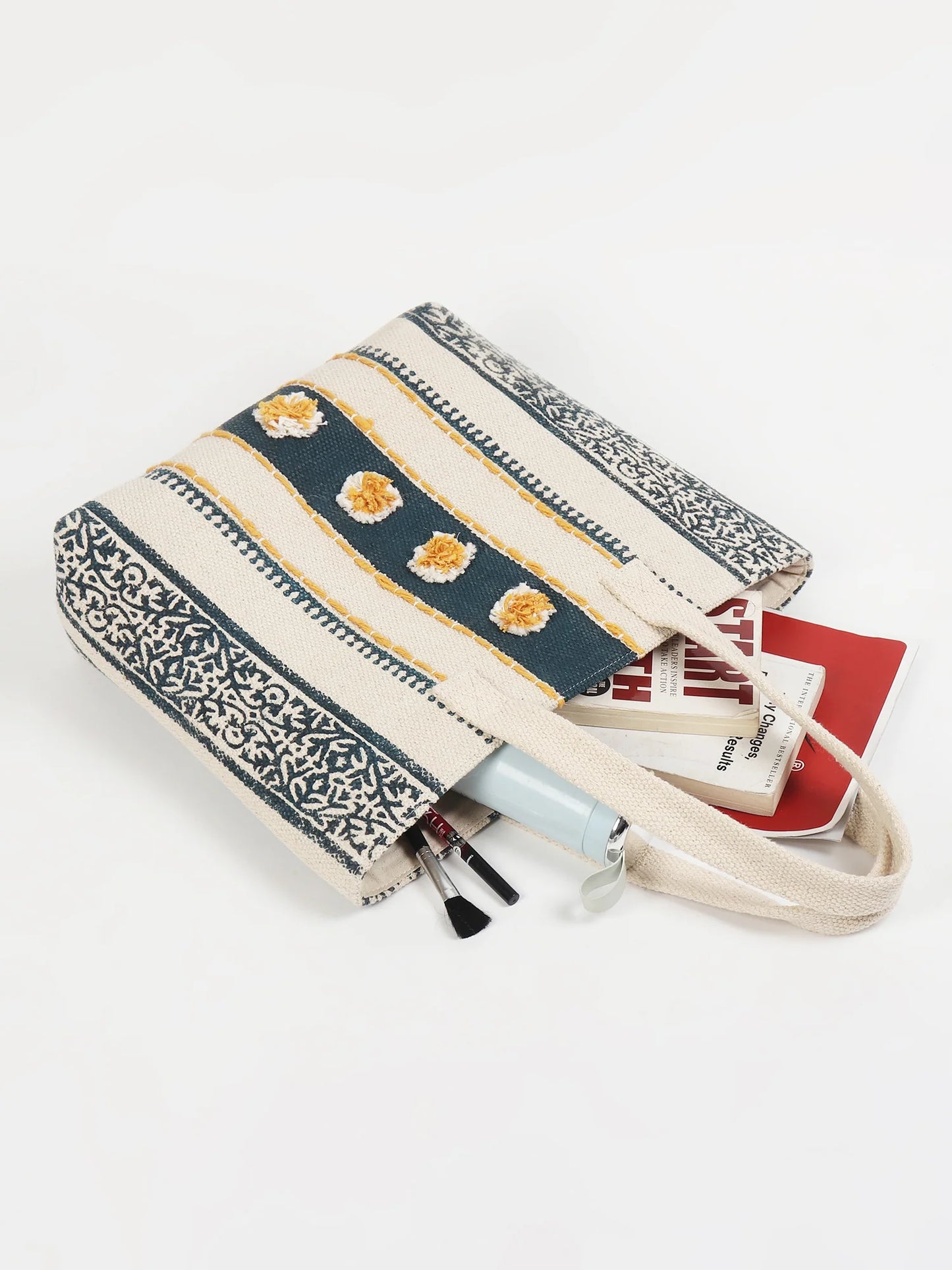 Aura - Block Printed Tote