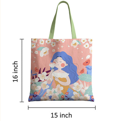 Fairy Garden Canvas Tote