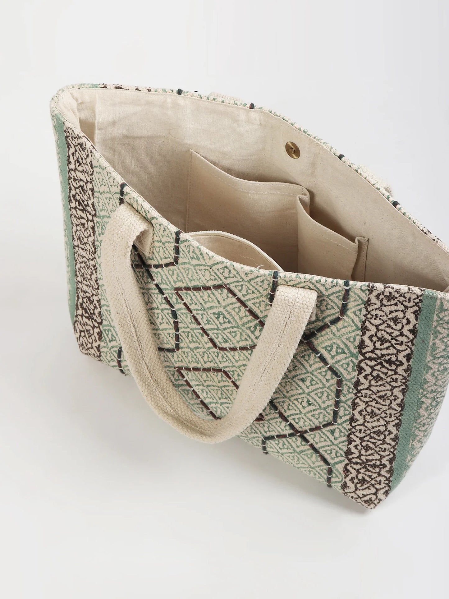 Fiora - Block Printed Tote