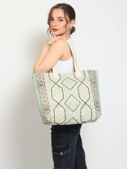 Fiora - Block Printed Tote