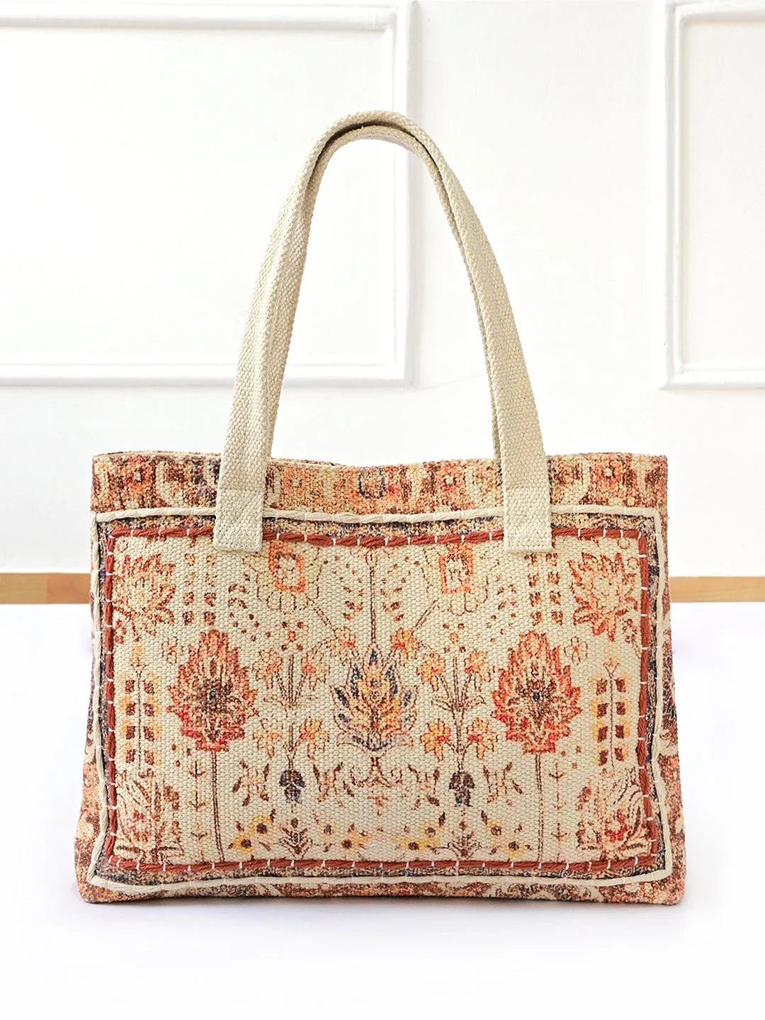 Mira - Block Printed Tote