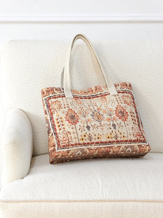 Mira - Block Printed Tote