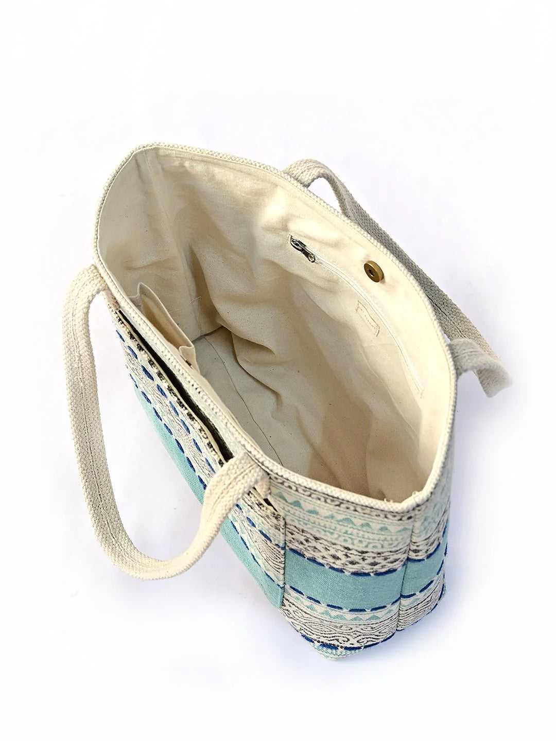 Serene - Block Printed Tote