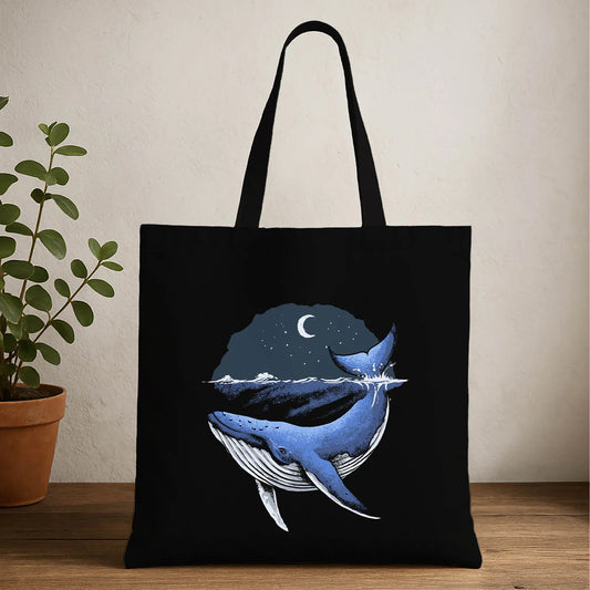 Blue Whale Ocean Theme Tote