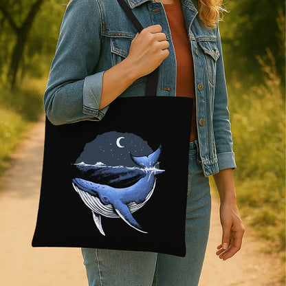 Blue Whale Ocean Theme Tote