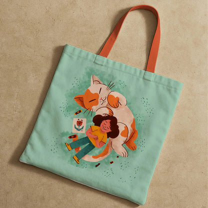 Happy kitty Canvas Tote