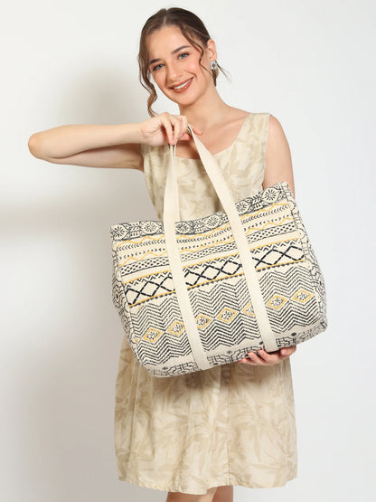 Koori - Block Printed Tote