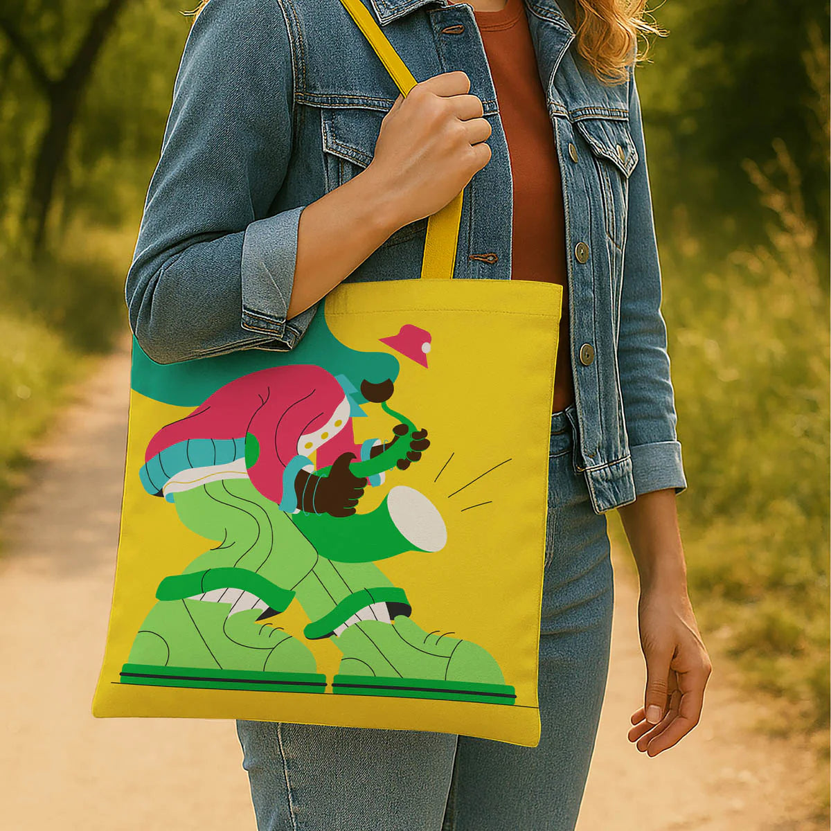 Music Canvas Tote