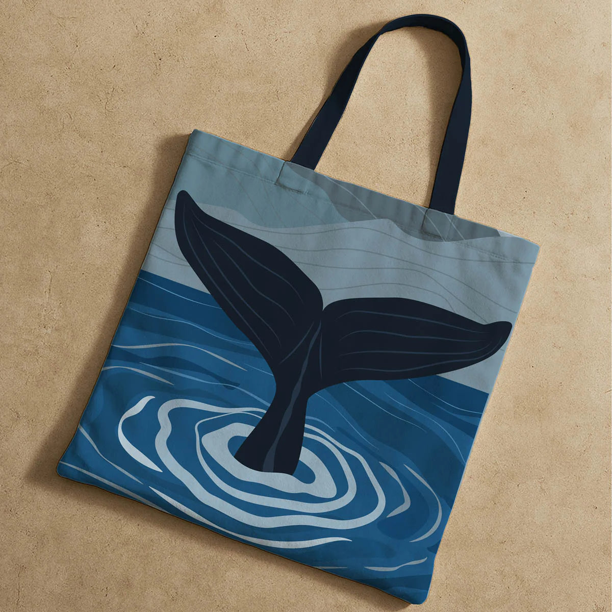 Cute Whale Ocean Theme Tote