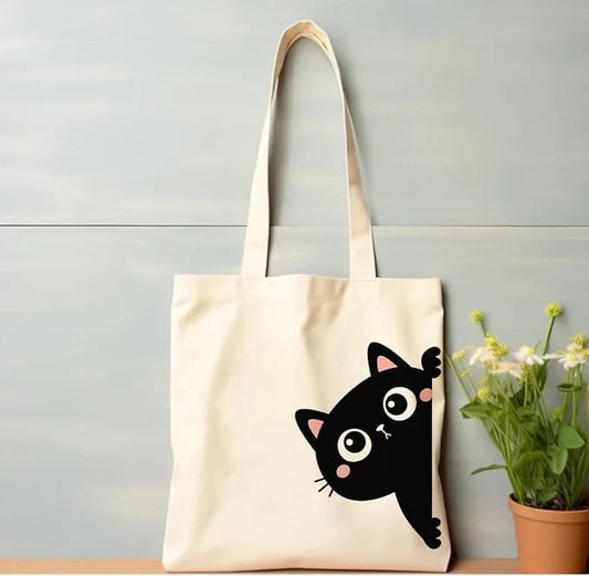Felix Cat Cotton Tote